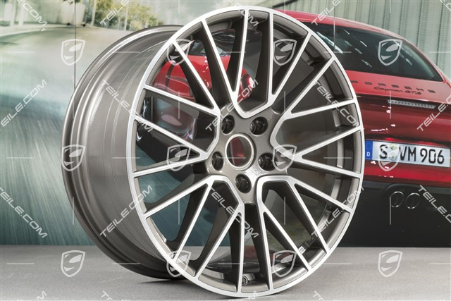 21" Komplet felg Cayenne RS Spyder, 11J x 21 ET49 + 9,5J x 21 ET46, do Cayenne Coupe