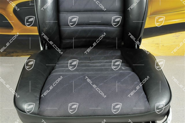Sitz, Kunstleder, Schwarz, R