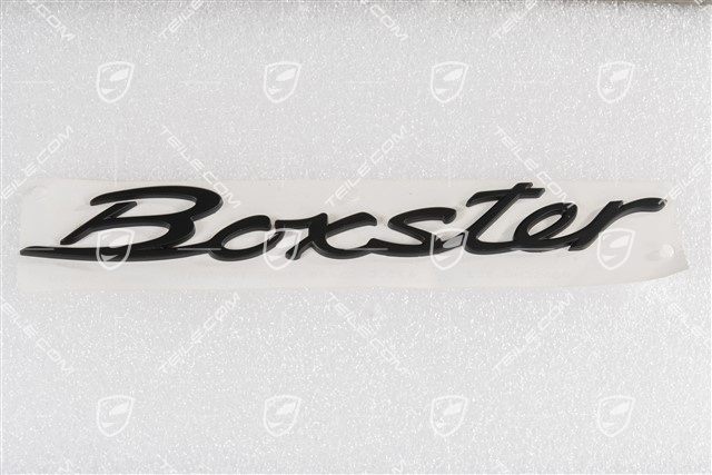Abzeichen / Emblem Aufkleber BOXSTER, Schwarz