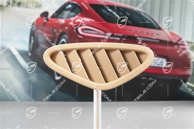 Abdeckung, Defrostdüse für Frontscheibe, Sandbeige, L