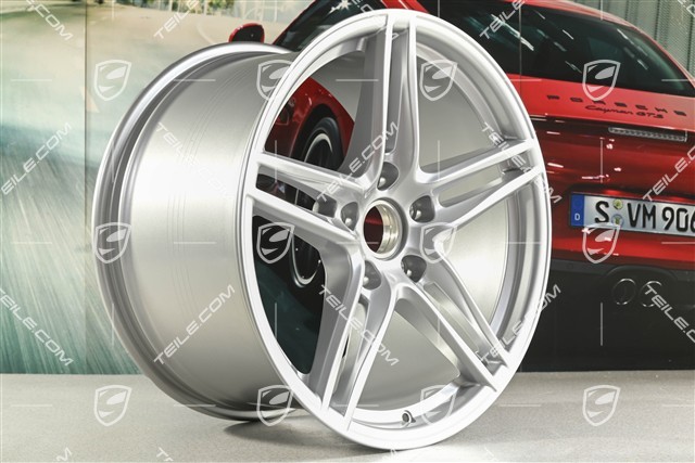 19" Felgensatz Carrera VI, 8,5J x 19 ET50 + 11J x 19 ET56, Brilliantsilber