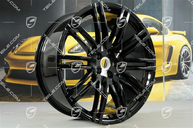 21'' Turbo III Felga, 9J x 21 ET26, czarny wysoki połysk