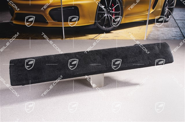 Tapicerka ściany tylnej, Coupe, Wycieraczka tylnej szyby, wykładzina, Czarna