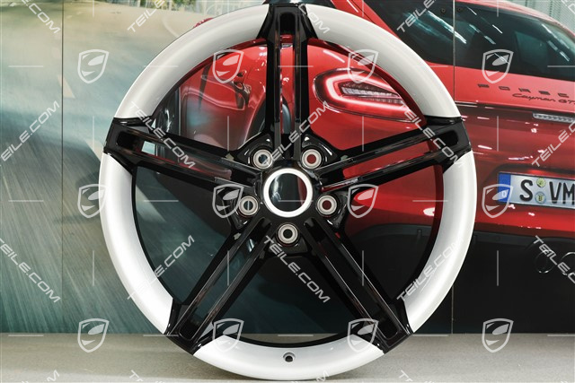 21-inch wheel rim Mission E Design, 11,5J x 21 ET66, diamond silver