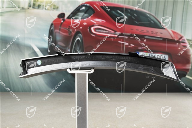 Front bumper spoiler, lateral, Black, GT4, R