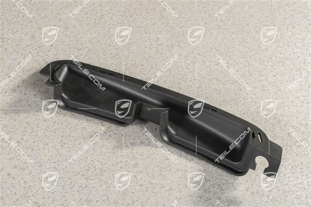 Air guide, black matte, L