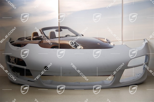 Front bumper, with headlight washer system, Facelift 2008- Front bumper, with headlight washer system, Facelift 2008-