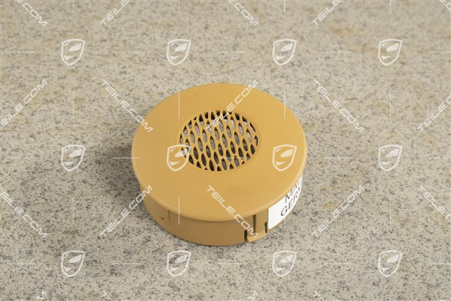 Schalttafelverkleidung Seitendüse, Rosette, Savannabeige