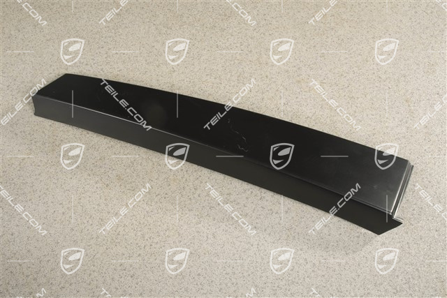 C-pillar outer cover / trim, Black matte, L