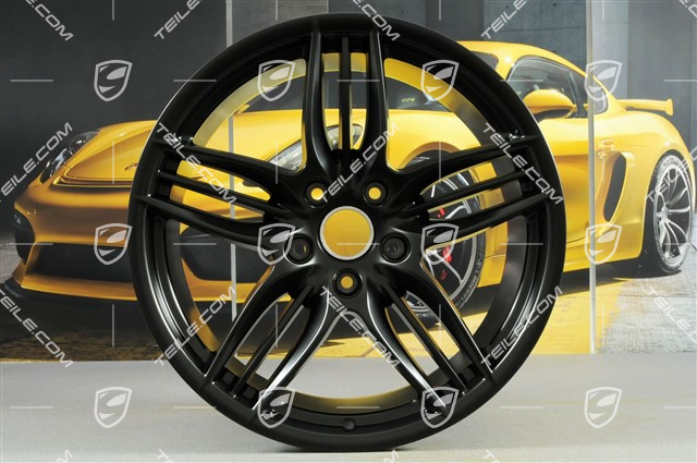 20" Felgensatz Sport Design, 8,5J x 20 ET51 + 11J x 20 ET52, Schwarz Seidenmatt