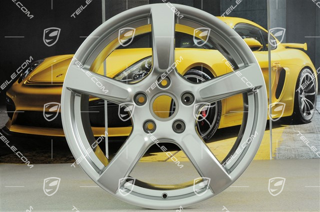 19" komplet felg Cayman S, 8J x 19 ET57 + 10J x 19 ET45