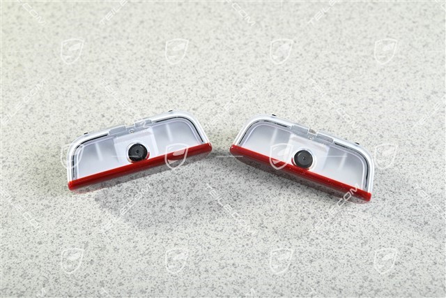LED-Türprojektor, Schriftzug "Porsche", Einbausatz