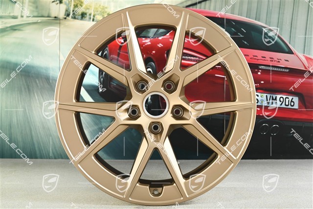 20+21-inch Carrera S rims set, 8,5J x20 ET50 11,5J x 21 ET79, Neodyme