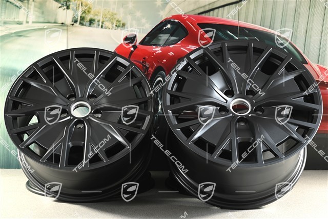 20" Felgensatz Turbo S Aero Design, 9J x 20 ET54 + 11J x 20 ET60, in Anthrazitgrau