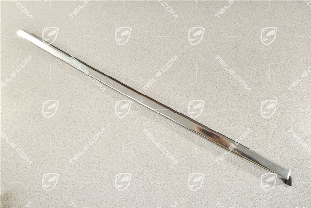 Zierleiste, seitlich, hinten, mit Dichtung, Galvanosilber, R