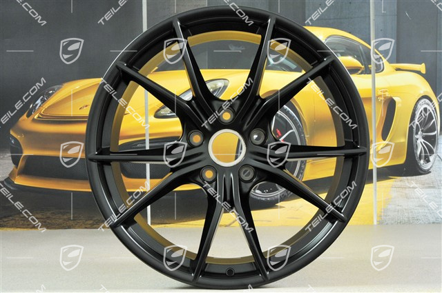 20-inch wheel rim Carrera S IV, black satin matt