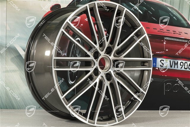21" Felge Turbo IV, 9,5J x 21 ET71, Titan