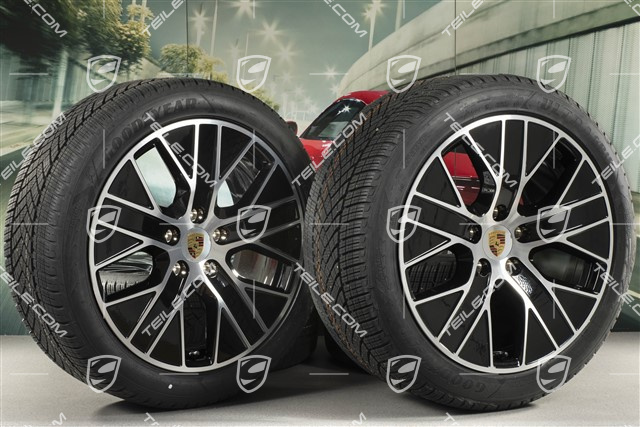 20" Turbo Aero Winterräder Satz, Felgen 9J x 20 ET54 + 11J x 20 ET60, Goodyear Winterreifen 245/45 R20 + 285/40 R20