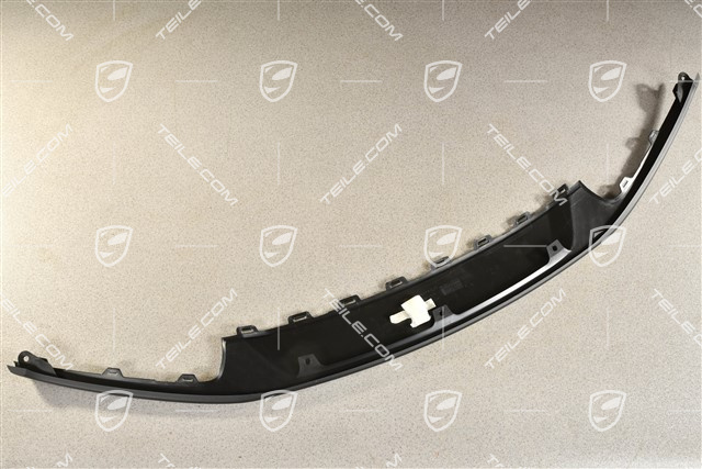 Spyder, Front bumper spoiler / Lip, Satin Black