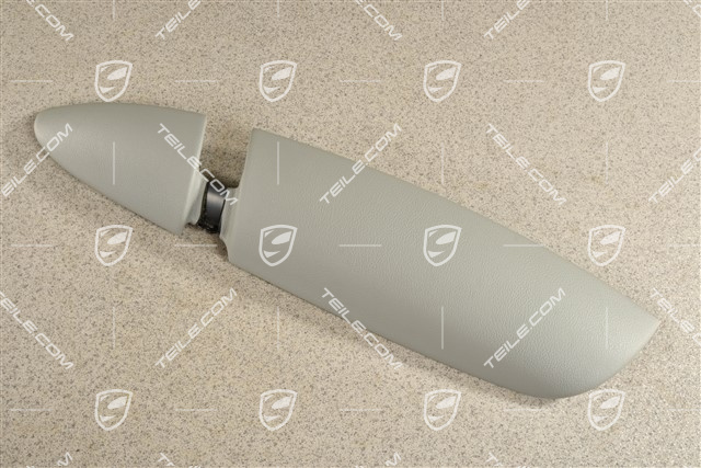 Podłokietnik, Drzwi przednie, Dolna część, szara, R