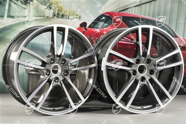 21" Felgensatz Cayenne Turbo, 11J x 21 ET58 + 9,5J x 21 ET46