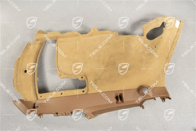 Kofferraumabdeckung / Seitenwandverkleidung, Teppich / Tuftingvelours, Havanna/sandbeige, R