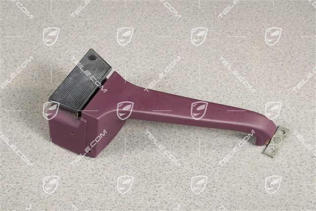 Uchwyt zamykania drzwi, skóropodobny, Magenta, R