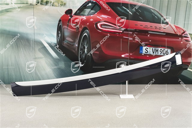 Listwa ozdobna pokrywy bagażnika, kompletna, pakiet aluminium, koło zapasowe