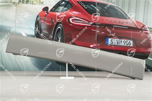 Tapicerka ściany tylnej, coupé, skóropodobna, Graphite grey