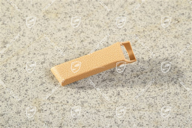 Abdeckung, Sitzschienen Versteller für Vordersitz, Sandbeige, L