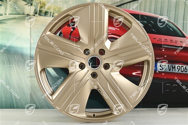 22-inch Macan Exclusive Design wheel rim set, 9J x 22 ET29 + 11J x 22 ET47, neodyme