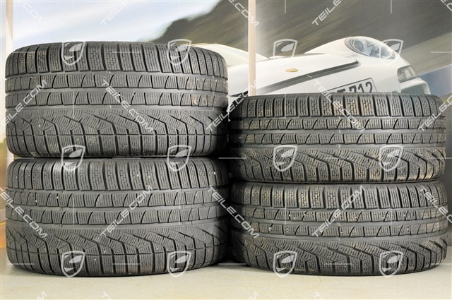 18" Winterräder Satz Carrera IV, Felgen 8J x 18 ET57 + 11J x 18 ET51, Reifen 235/40 R18 + 295/35 R18