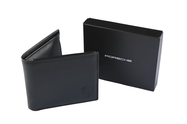 Geldbörse Herren Essential mit geprägtem Porsche Wappen