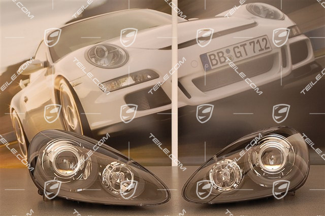 Reflektory xenononowe, aut. dynamiczna regulacja oświetlenia, z kierunk., SportDesign Paket, wewn. CZARNE, kpl.(lewy+prawy)