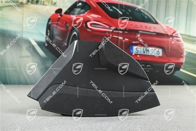 Coupe, Engine compartment Cover panel, Matte black, R