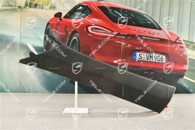 Verkleidung von A-Säule, Mikrofaser Schwarz, Coupe, L
