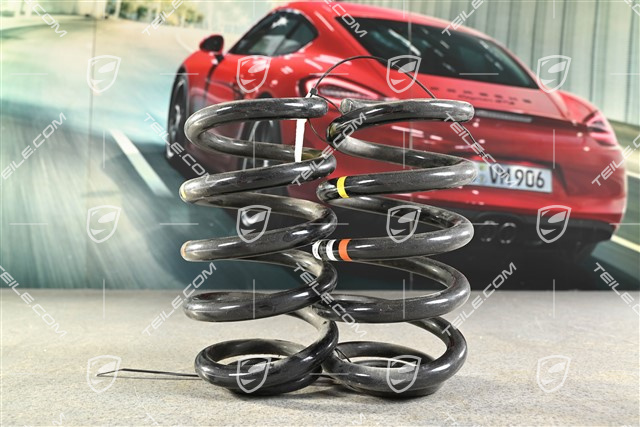 Turbo, Schraubenfeder, HA, Kennzeichnung Orange / Weiss, Satz, L+R