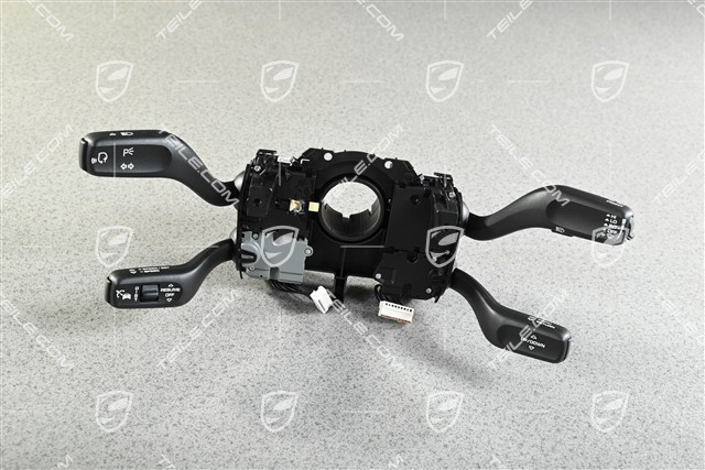 Steering column stalk switch, ACC / headlight cleaning system, Voice control / w/o rear wiper