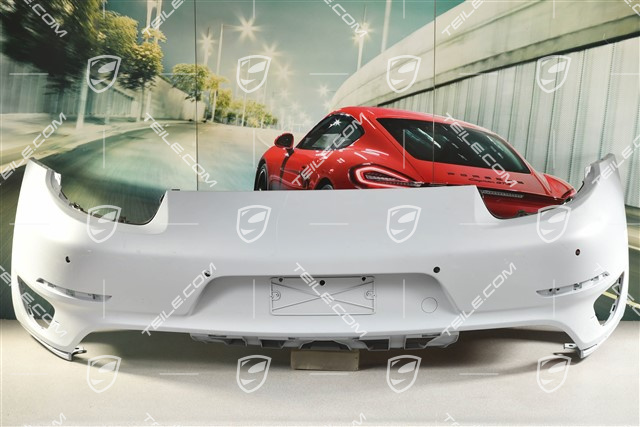 Stoßstange hinten, Turbo, mit Löchern für Einparkhilfe und Rückfahrtkamera