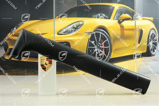 Knieschutzleiste, Leder, schwarz Knieschutzleiste, Leder, schwarz