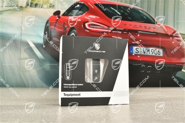 Vehicle key side faces / Key cap, Painted / lacquered White