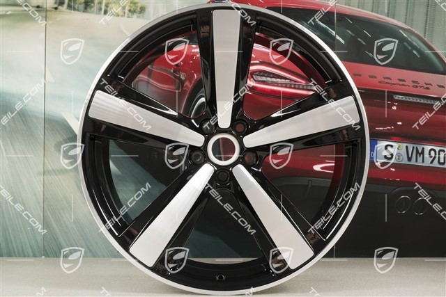 21" Felge "Exclusive Sport Design", 9,5J x 21 ET 27, schwarz hochglanz