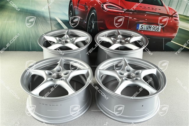 18" Komplet felg Carrera, 8J x 18 ET50 + 10J x 18 ET65