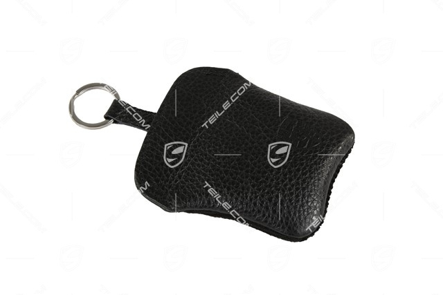 Porsche Classic Etui na klucze, z wytłoczonym herbem Porsche, sztruks