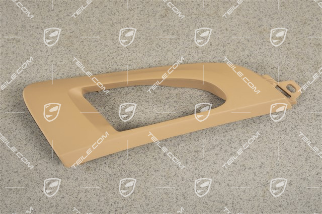 Blenda tapicerki, Osłona klamki, Przód, beżowa, R