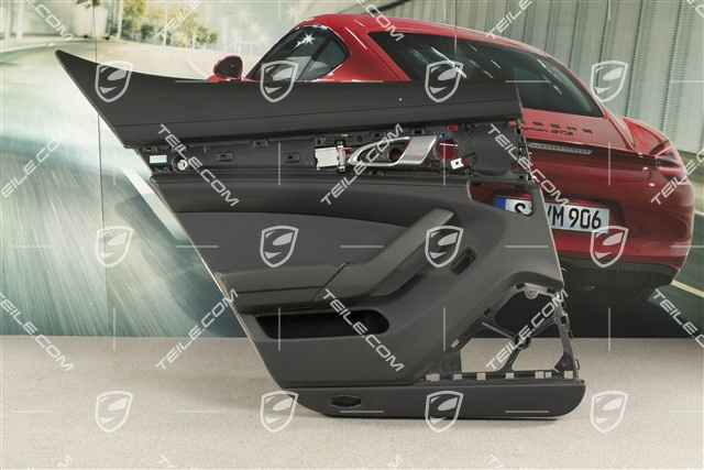 Türverkleidung, Hinten, Kunstleder, Schwarz, L