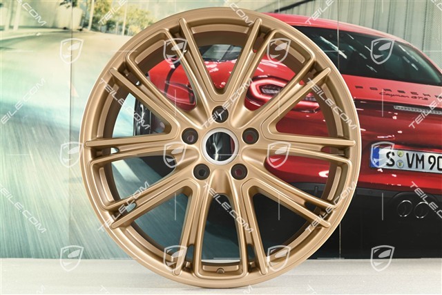 21-inch wheel rim Panamera Exclusive, 9,5J x 21 ET71, Aurum