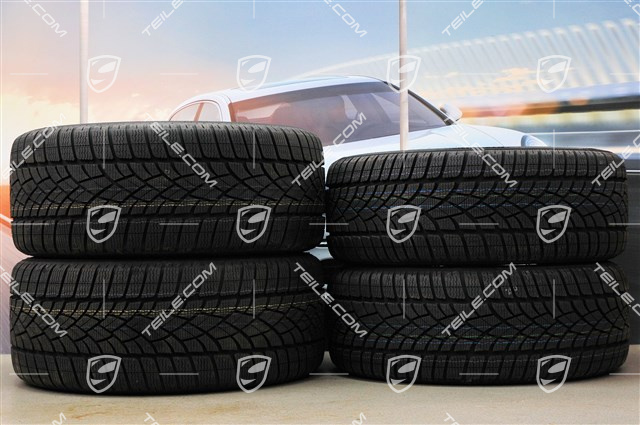 18" Boxster koła zimowe komplet, 8J x 18 ET57 + 9J x 18 ET47 + opony zimowe Dunlop 235/45 R18 + 265/45 R18, z czujnikami ciśnienia RDK
