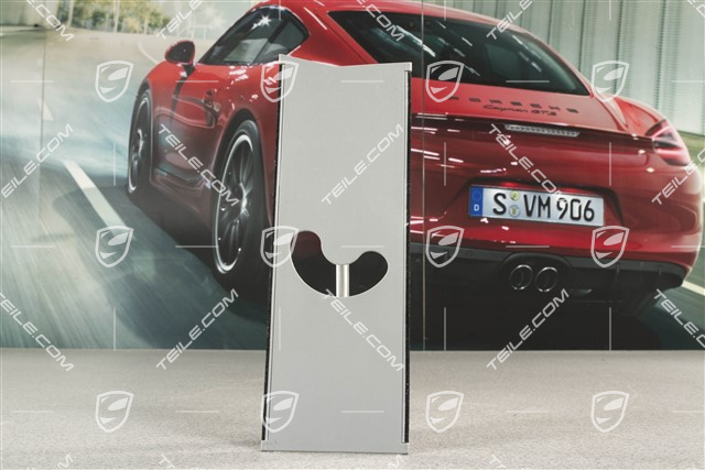 Blenda słupka B / pas bezpieczeństwa, popielaty steel grey, R