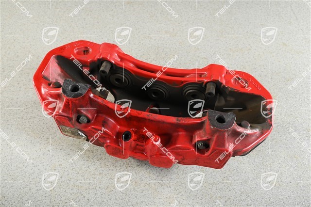 Zacisk hamulcowy, przedniej osi, czerwony, R